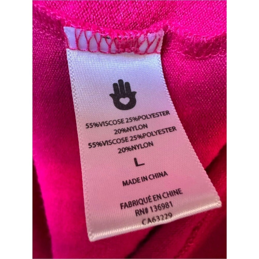 Spiritual Gangster Grateful Pink Crewneck Lightweight Sweater Size L - Picture 5 of 5